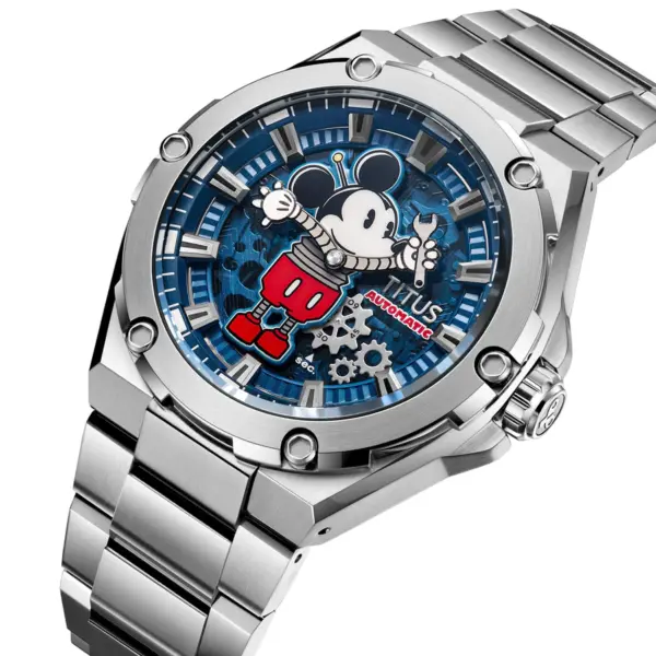 Voyager Mickey Mouse "Charged Up" นาฬิกาผู้ชาย Skeleton (W06-03379-001) - Image 2